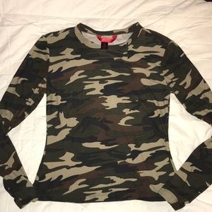 Long sleeve camo shirt